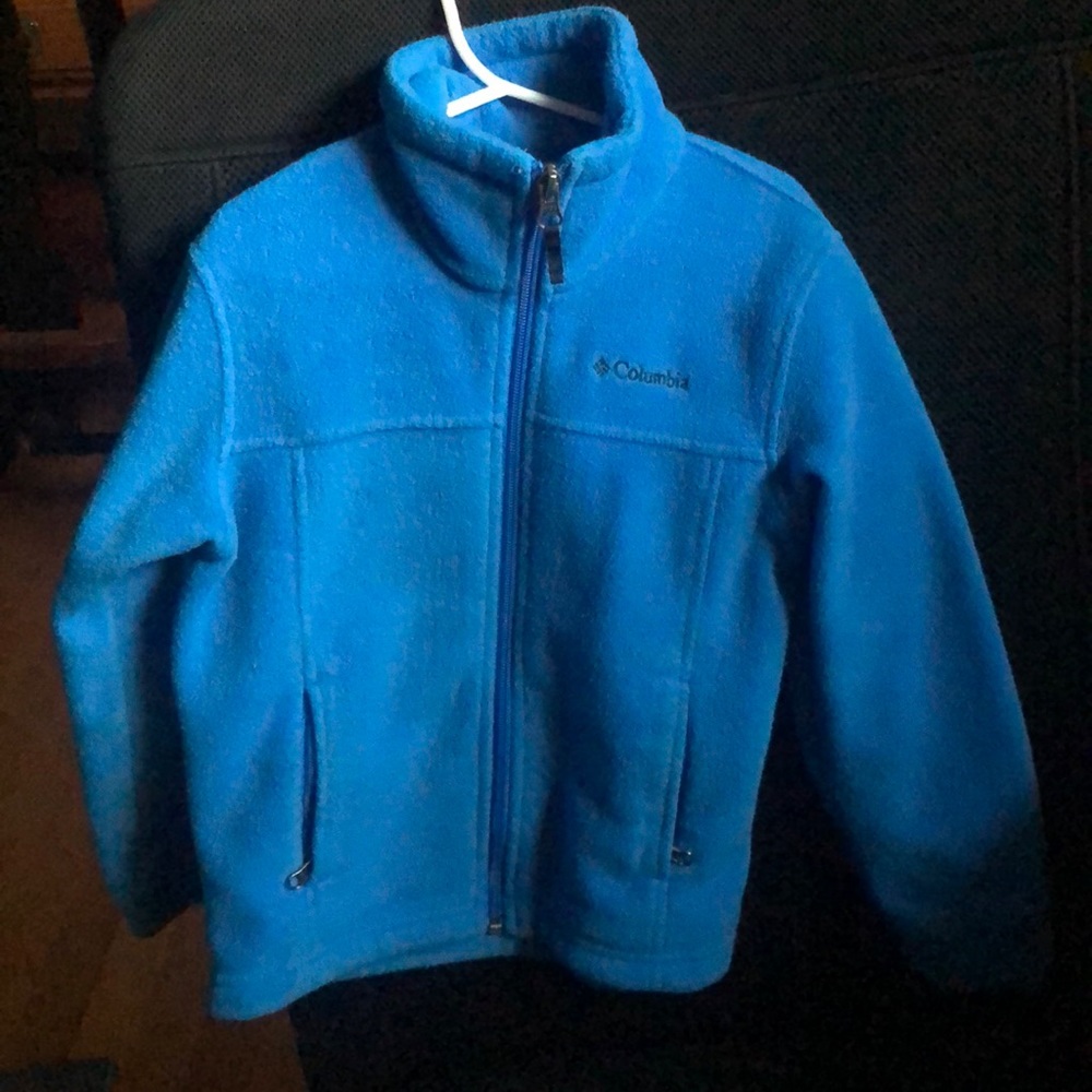Boys Xxs blue Columbia fleece!